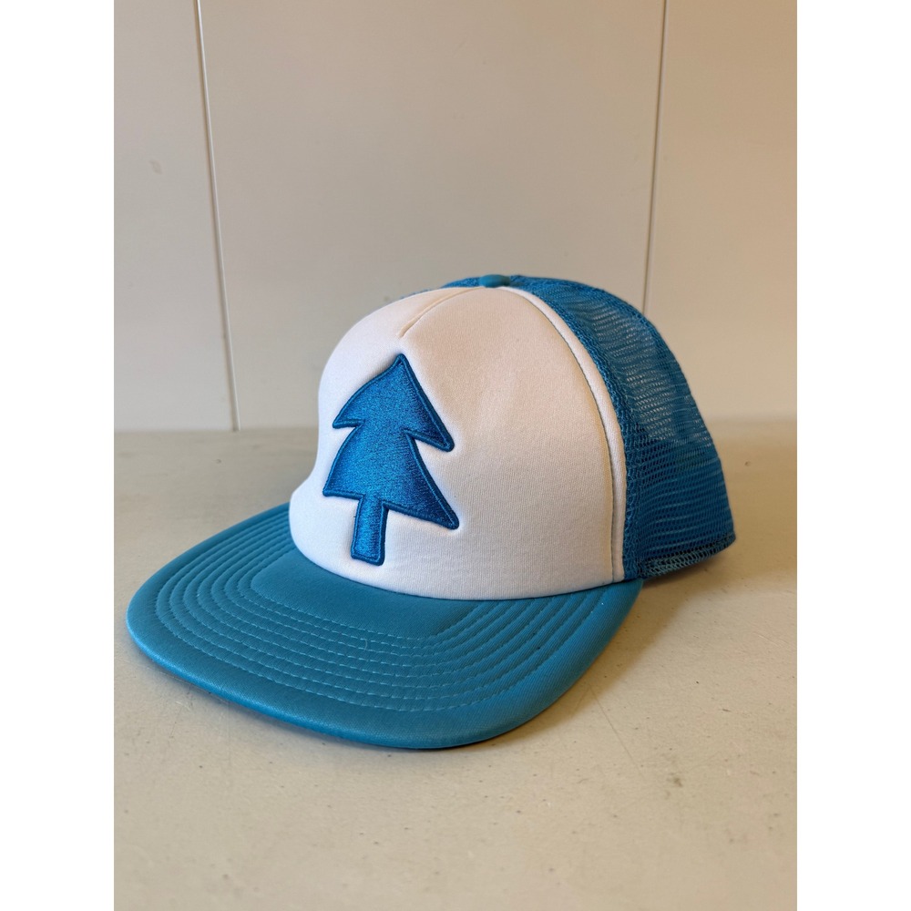 Disney Gravity Falls Dipper Pines Blue Pine Tree Trucker Hat Snapback Cap OSFM